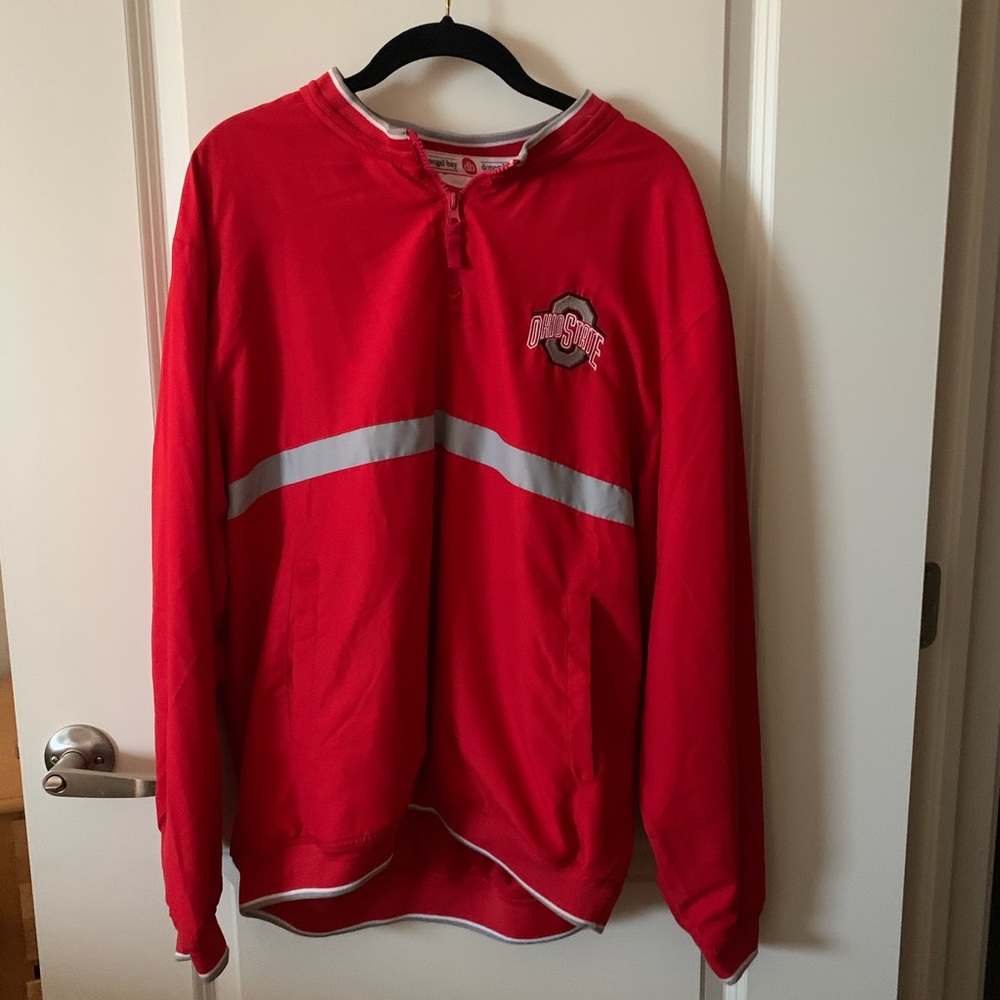 Donegal Bay Ohio State Quarter Zip Windbreaker